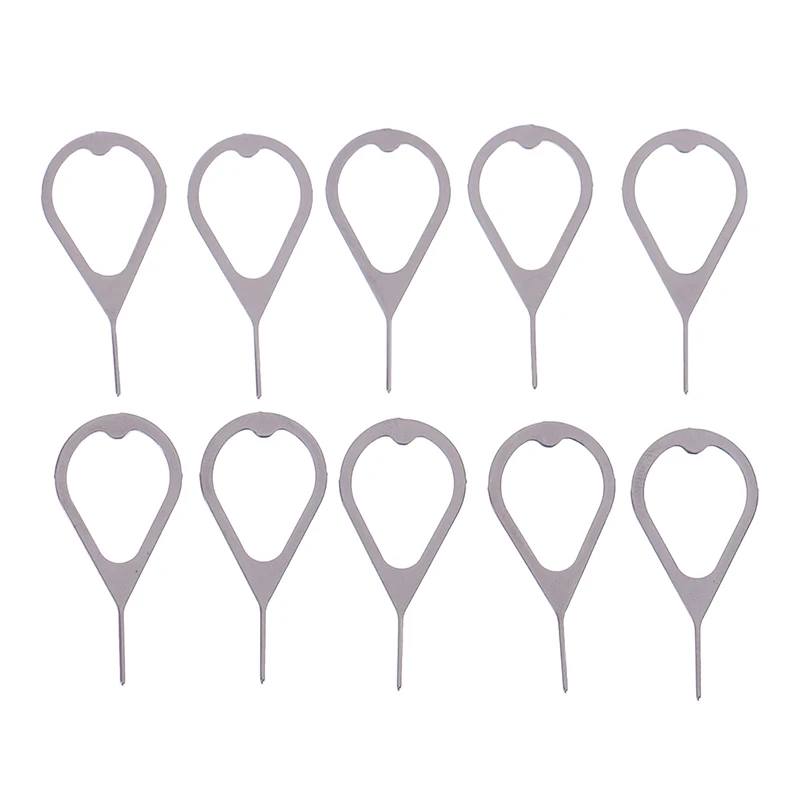 

5pcs Metal SIM Card Tray Removal Eject Pin Key Tool Needle For iPhone 7 plus 8 X for iPad For Samsung S7 S8 For Huawei