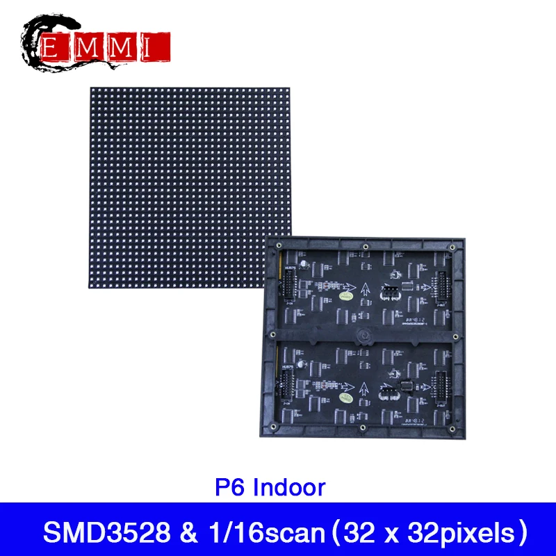 P6 внутренняя матрица SMD3528 полноцветный рекламный медиа HD светодиодный дисплей