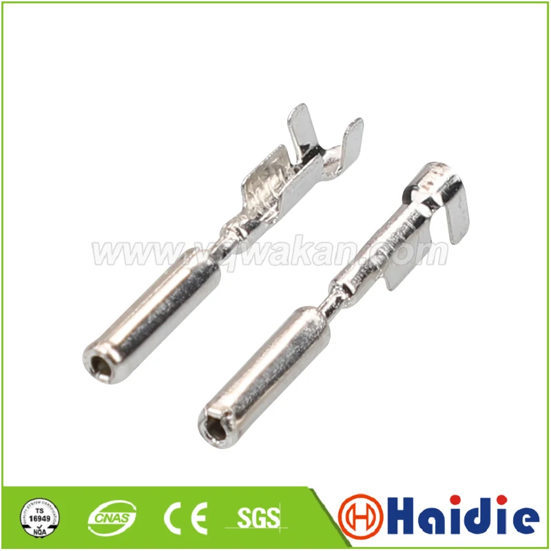 

Free shipping 50pcs auto terminal for cable connector, crimp loose pins auto terminals DJ224-0.8A