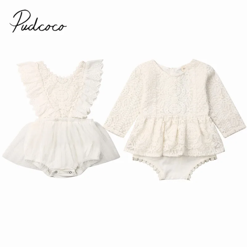 2019 летняя одежда для новорожденных девочек осенняя однотонное платье с