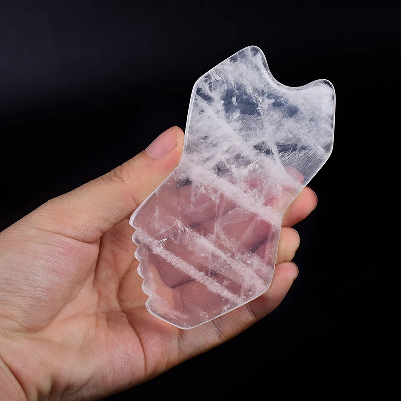 Новая расческа Quartz Gua Sha натуральный массаж тела камнями инструменты для ухода за