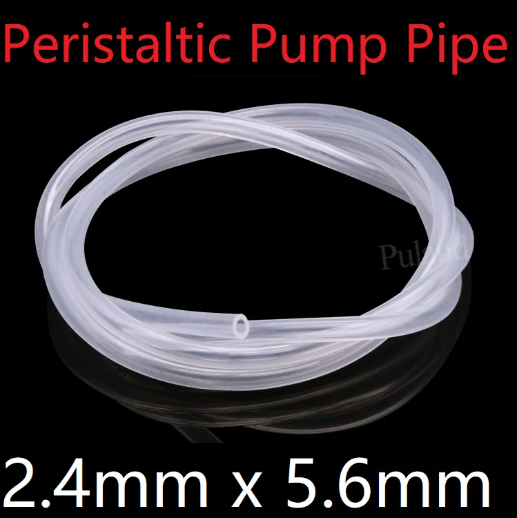 2 4x5 6 перистальтический насос силиконовый шланг прозрачный ID 4 мм x 5 OD толщина 1