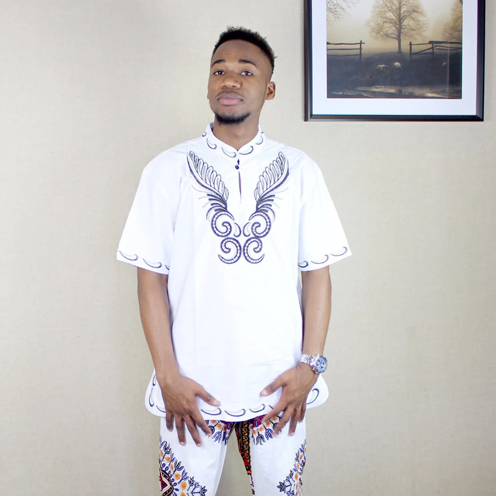 Винтажная туника тканая футболка с вышивкой бахромой этническая Дашики хиппи