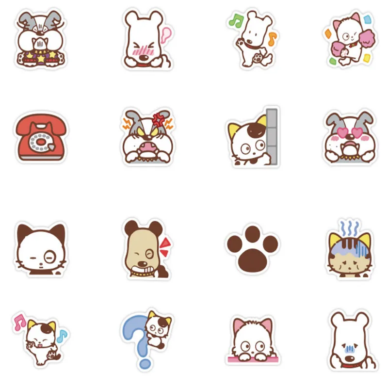 

40 pcs Tama and Friends Cartoon Niman Graffiti Waterproof Skateboard Travel Suitcase Phone Laptop Luggage Stickers Cute Kids