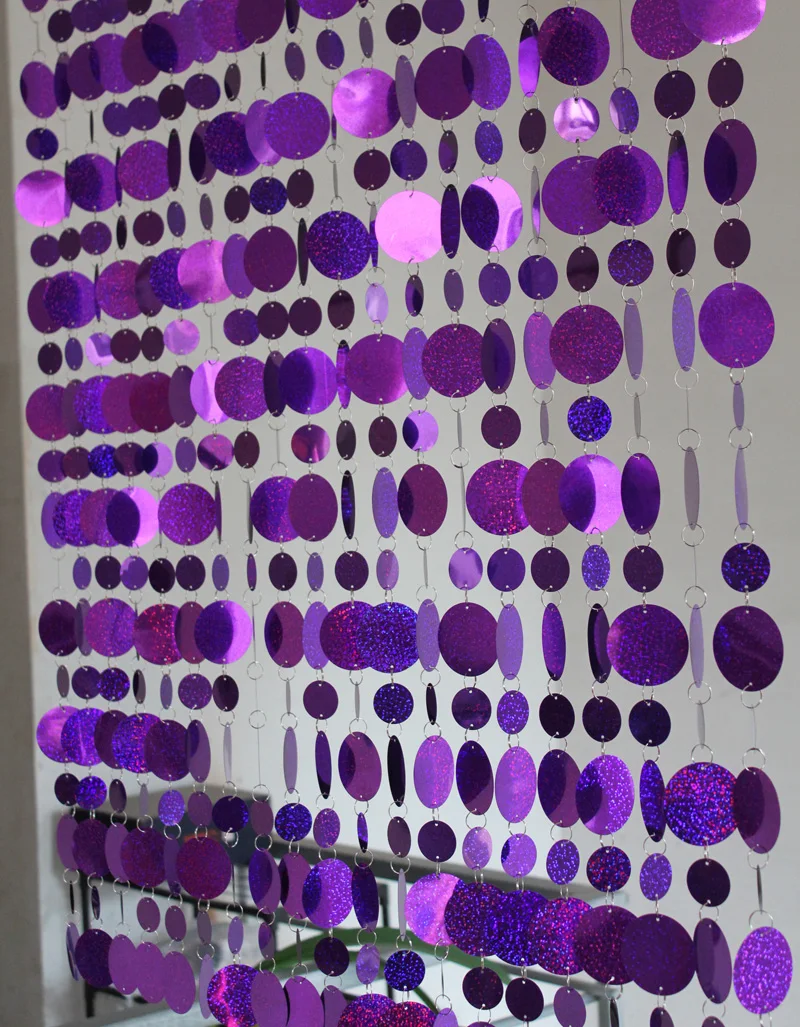Laser Sequin Cartoon Door Curtain Birthday party Interior Decoration supplies Living room Partition ornaments | Дом и сад