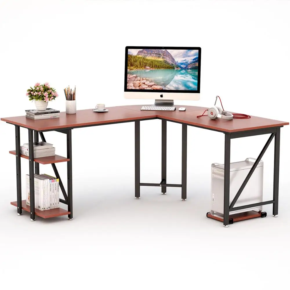 L образный компьютерный стол 67 &quotБольшой Угловой ПК латоп Рабочий