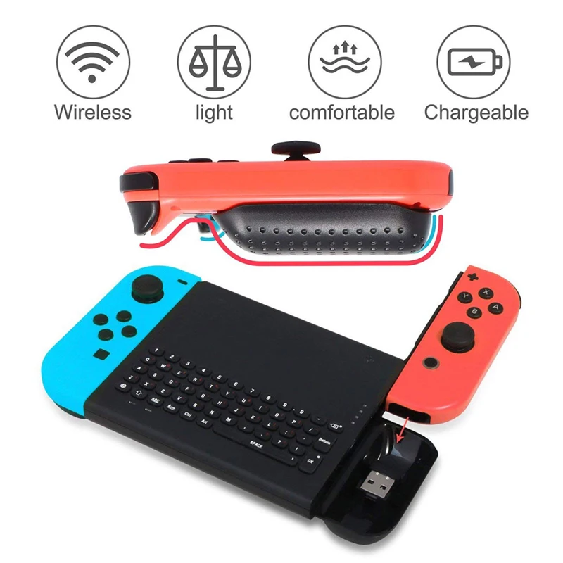 Беспроводная игровая клавиатура Yoteen 2 4G для nintendo Switch мини игровой контроллер