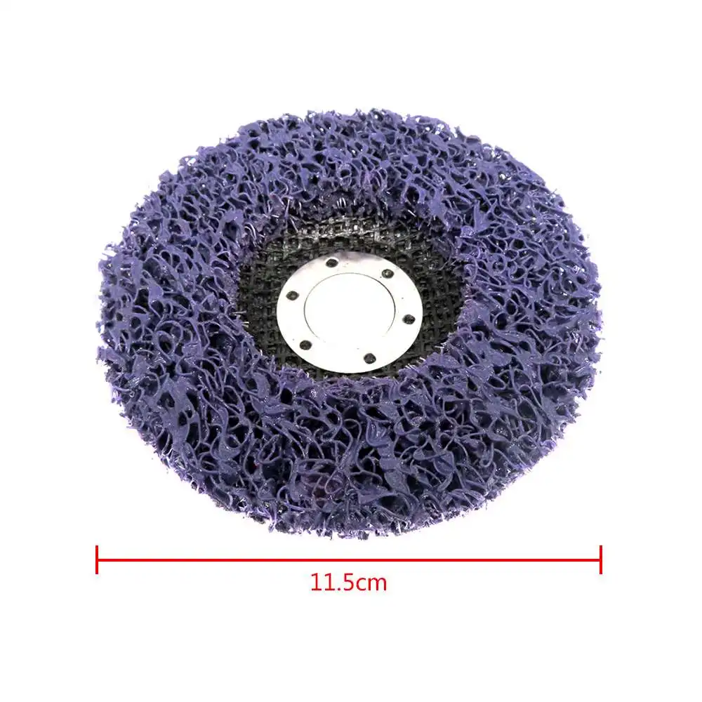 

2pcs 4.5inch Stainless Steel Metal Grinding Disc Paint Rust Remover Clean Grinding Wheels For Durable Angle Grinder Car