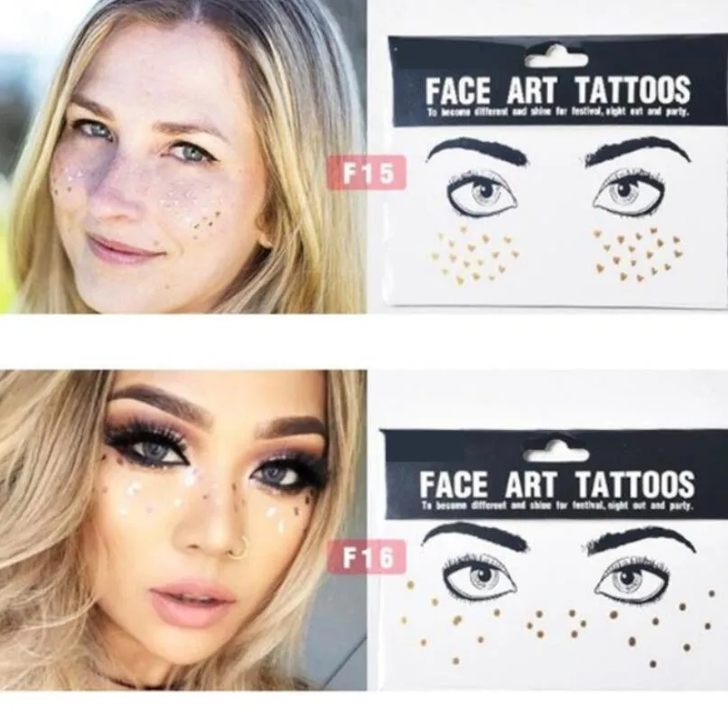 Вечерние наклейки на глаза блестящие консилер для теней веснушек и
