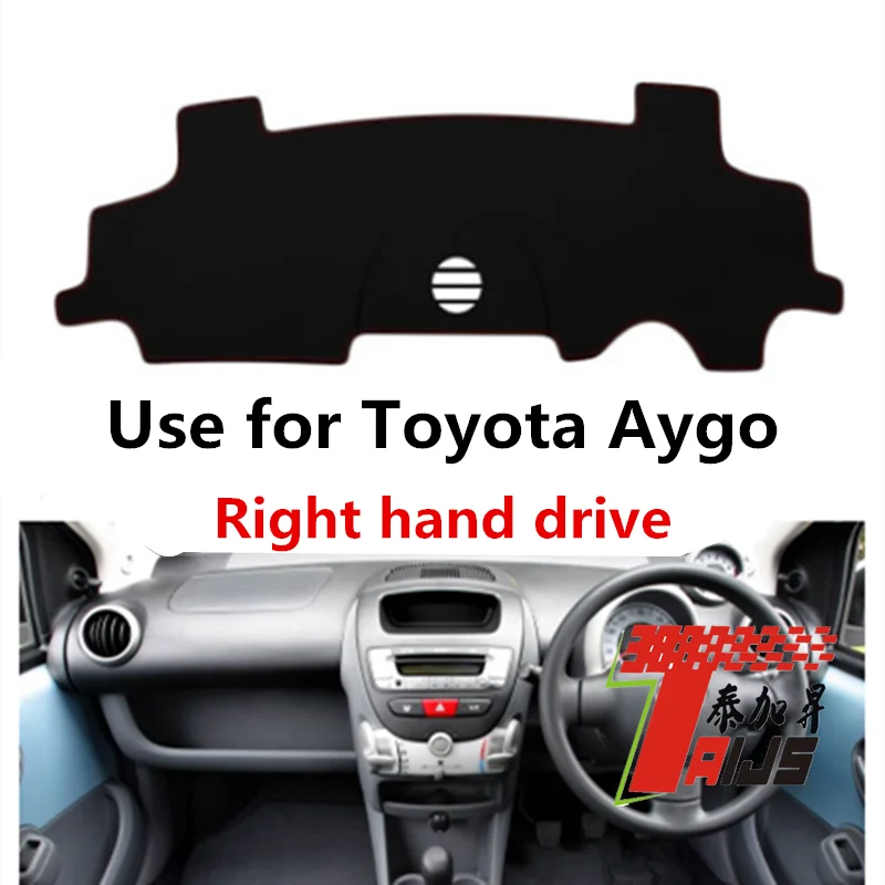 

TAIJS Factory Casual Simple Sport Polyester Fibre Car Dashboard Cover For TOYOTA Aygo Right Hand drive