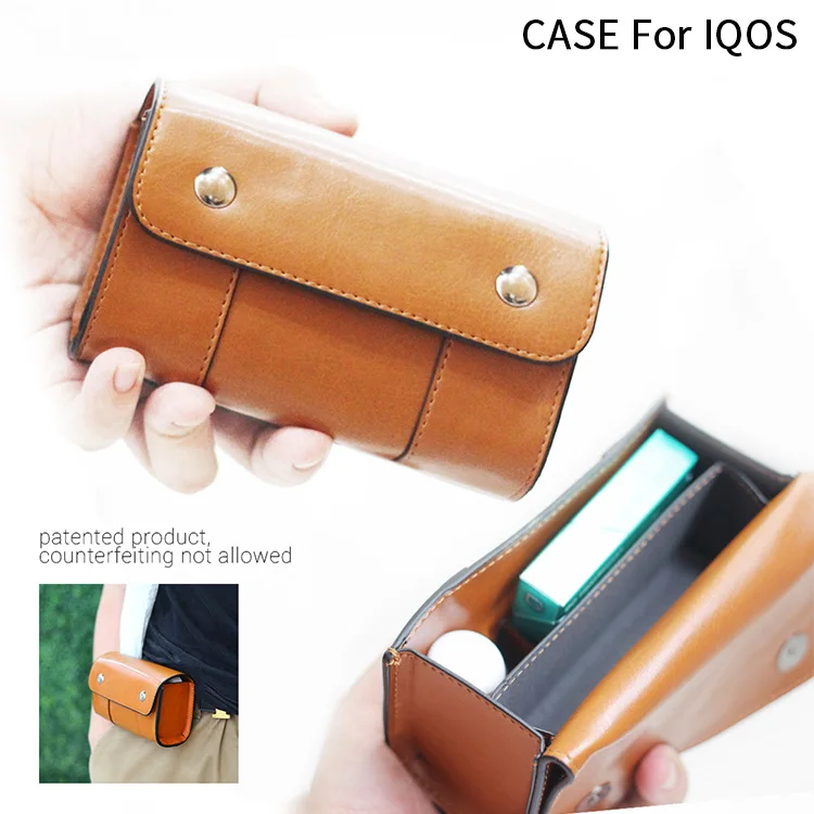 Чехол для IQOS сумка хранения PU кожаный держатель полный защитный карман iqos 2 4 Plus Vape