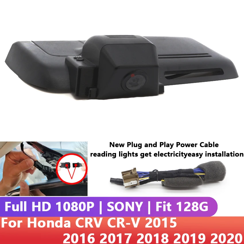 Plug and play Dual Lens Car DVR Video Recorder Wifi DVR dash cam  Full HD 1080P For Honda CRV CR-V 2015 2016 2017 2018 2019 2020