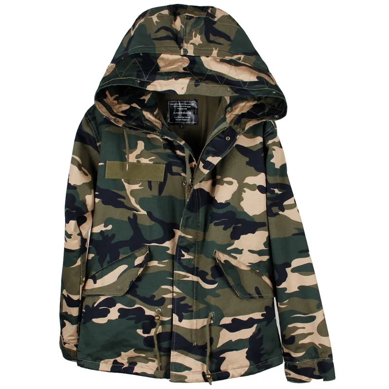 2020 женская зимняя армейская зеленая парка в стиле милитари пальто с капюшоном