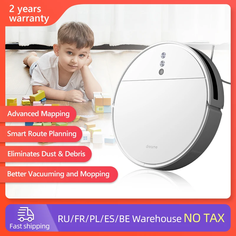 

Dreame F9 Robot Vacuum Cleaner 2500Pa cyclone Suction Sweeping WIFI APP Smart Planned Dust Collector Smart Aspirator for Home