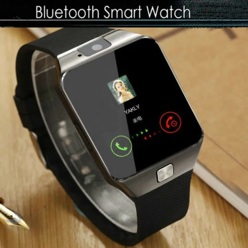 Новейшие умные часы DZ09 с Bluetooth камерой слотом для SIM карты HTC Samsung телефона