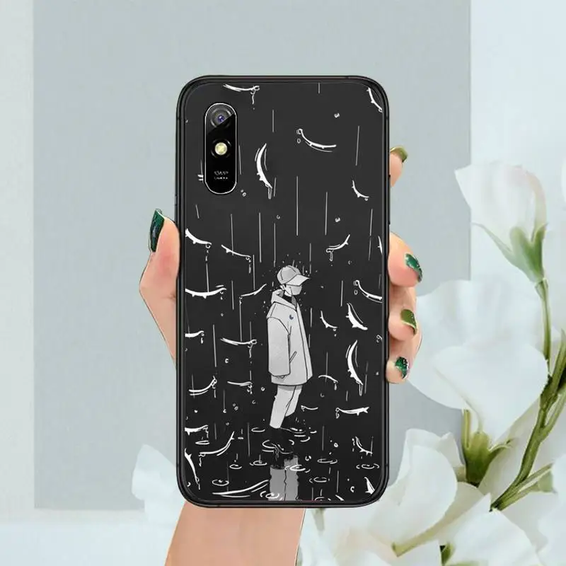 

KPOP RM Mono Phone Case For Xiaomi Redmi note 4 4X 8T 9 9s 10 K20 K30 cc9 9t pro lite max