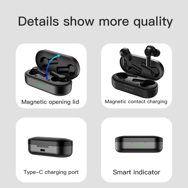 

WTS Translation Headphones 80 Languages Instant Translate Smart Voice Translator Wireless Bluetooth Translator Earphone