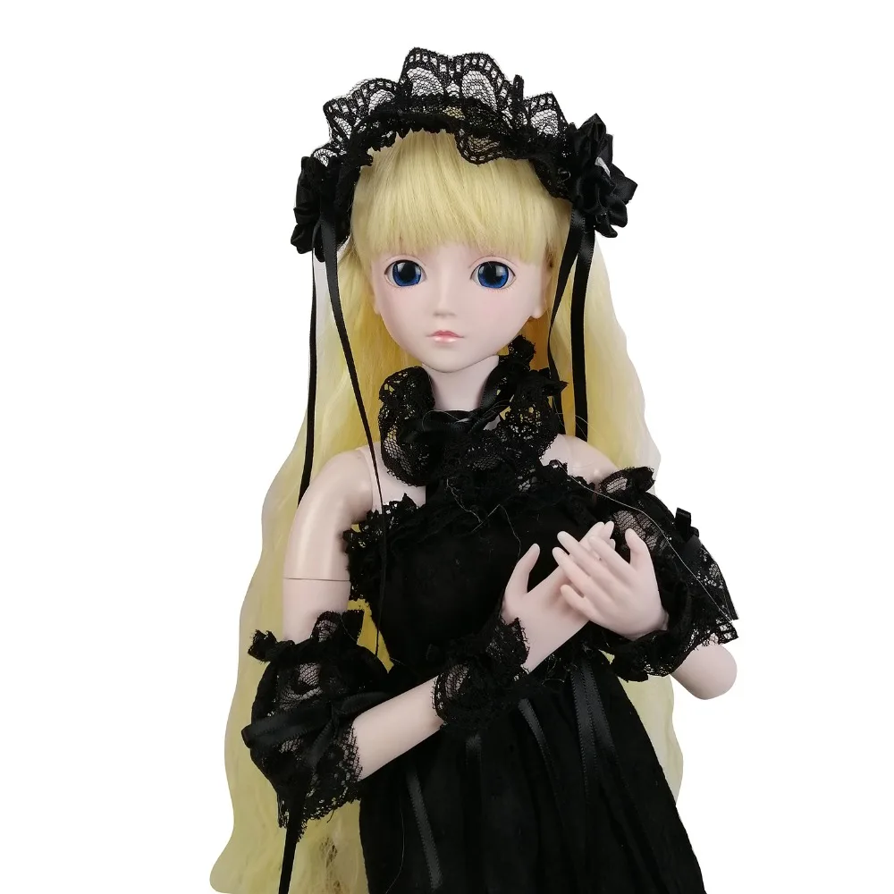 2" BJD полный набор+ ночная Лолита 1/3 BJD SD кукла 56 см 19 шарнирных кукол черный карманник Девушка торт модель игрушки+ аксессуары подарок