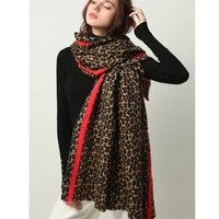 winter warm women scarf fashion animal leopard print lady thick soft shawls and wraps female foulard cashmere scarves blanket