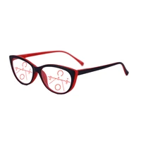 progressive multifocal anti blu light reading glasses black frame for men women high quality business 0 75 to 4 0