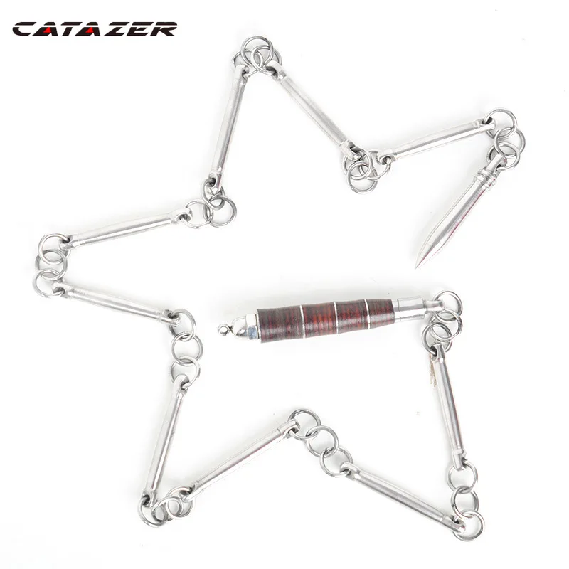 

Плетка для боевых искусств Catazer, 9 секций, плетка кунг-фу из нержавеющей стали, молодежная тренировочная плетка, инструменты для самообороны