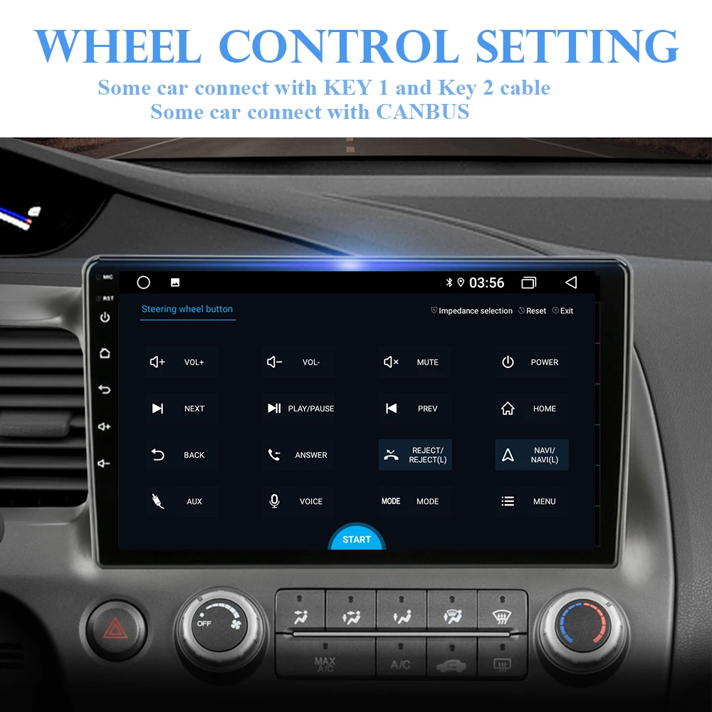 Автомобильный мультимедийный видеоплеер Android 10 0 4 Гб + 64 ГБ для Camry 2007-2011