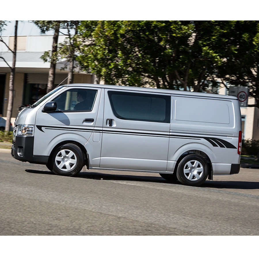 Автомобильные наклейки 2 шт. крутая линия Боковая дверь полоса гонки графические