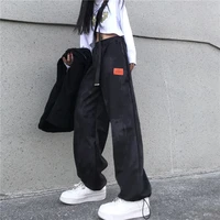 2021 new spring womens mans pants for women jogger plus size pants female trousers student highstreet loose casual streetwear