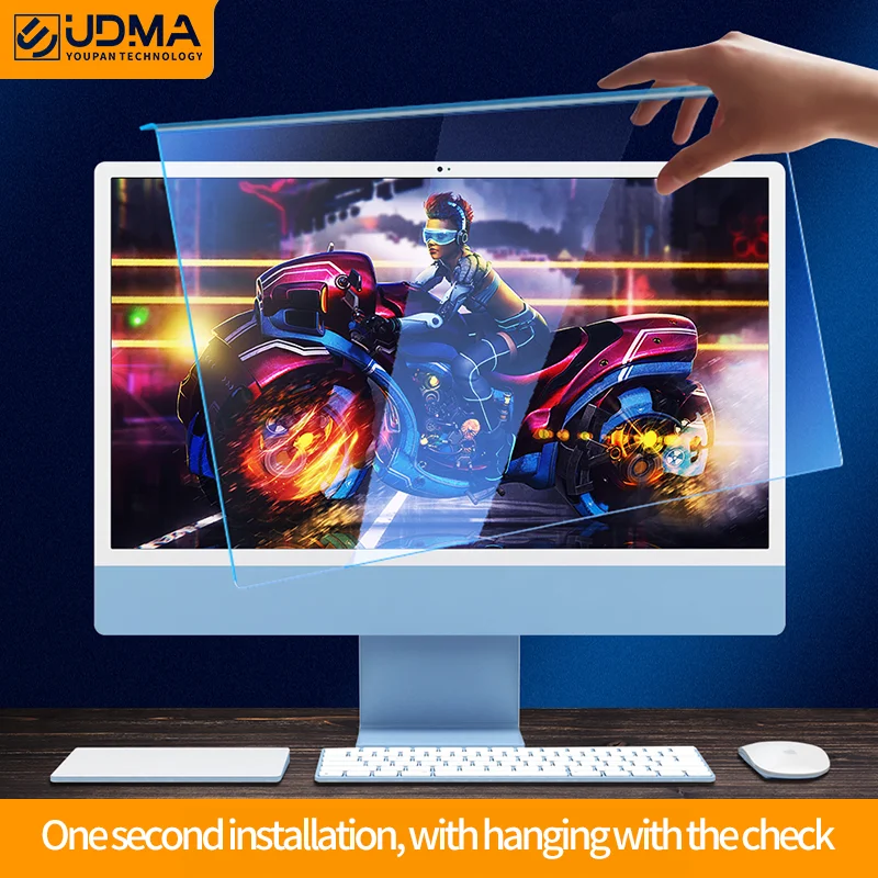 Акриловая подвесная пленка для экрана монитора UDMA защитная с защитой от