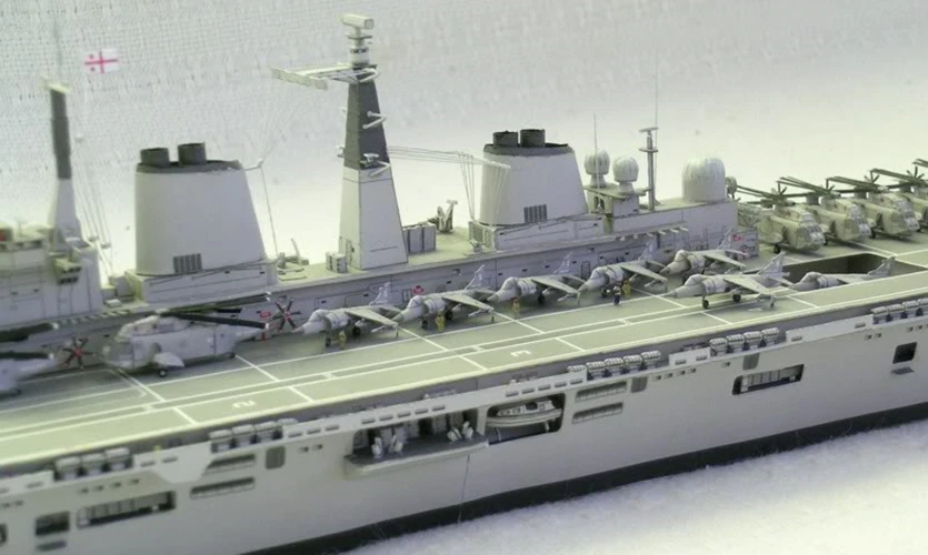 Масштаб 1:400 британский невероятный авиаперевозчик (R05) набор 3D бумажных моделей