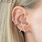 Женские серьги-гвоздики с бриллиантами X-образной формы