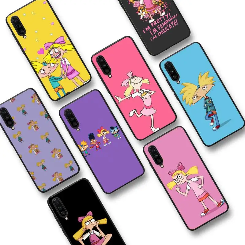 

Hey Arnold Helga cute funny cartoon Phone Case For Xiaomi mi9 mi8 F1 9SE 10lite note10lite Mi8lite Coque for xiaomimi5x