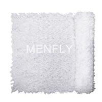 menfly snow white camouflage net 3m wide oxford cloth without mesh garnished network wooden house cover conceal netting awning