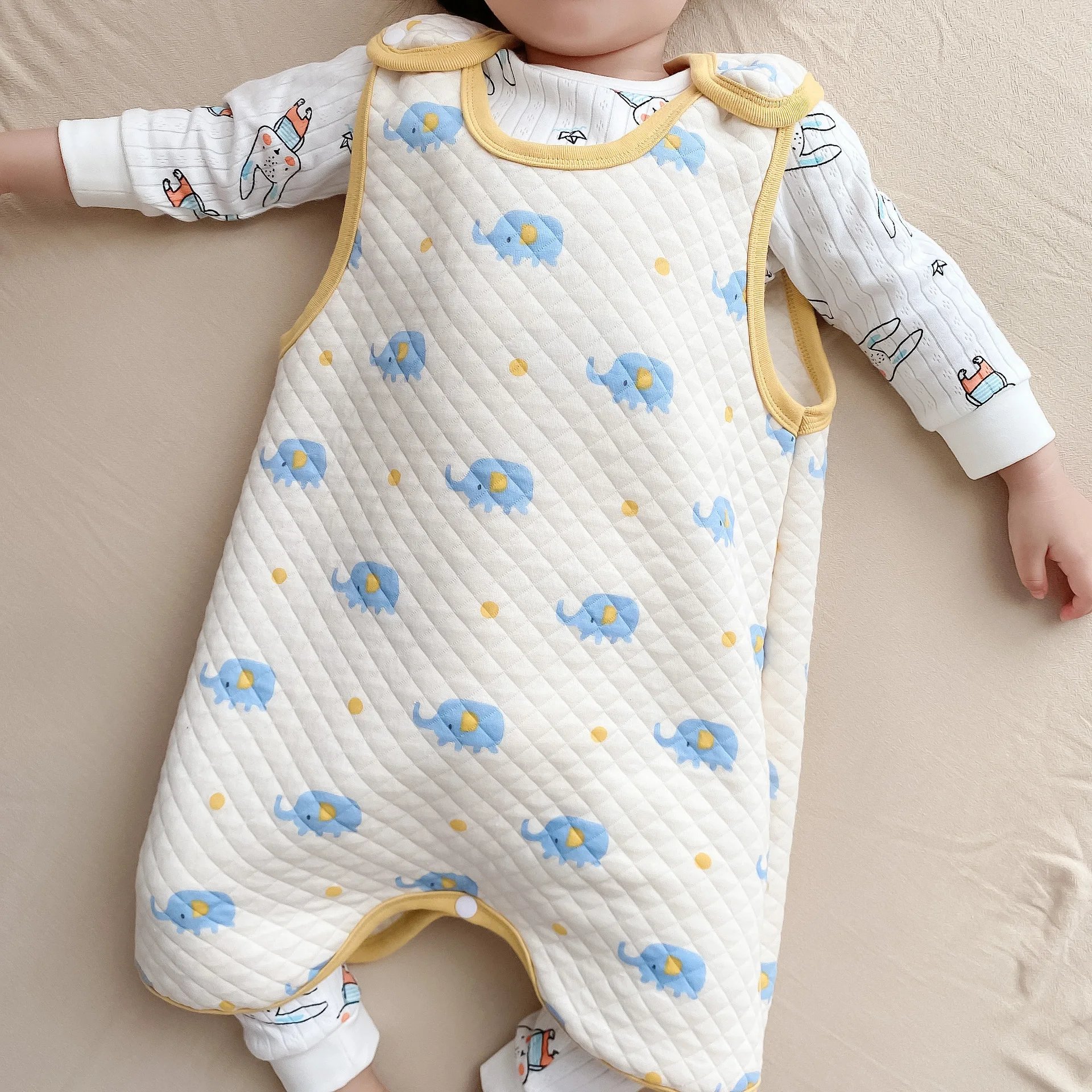 2021 детский стеганый спальный мешок без рукавов для мальчиков и девочек