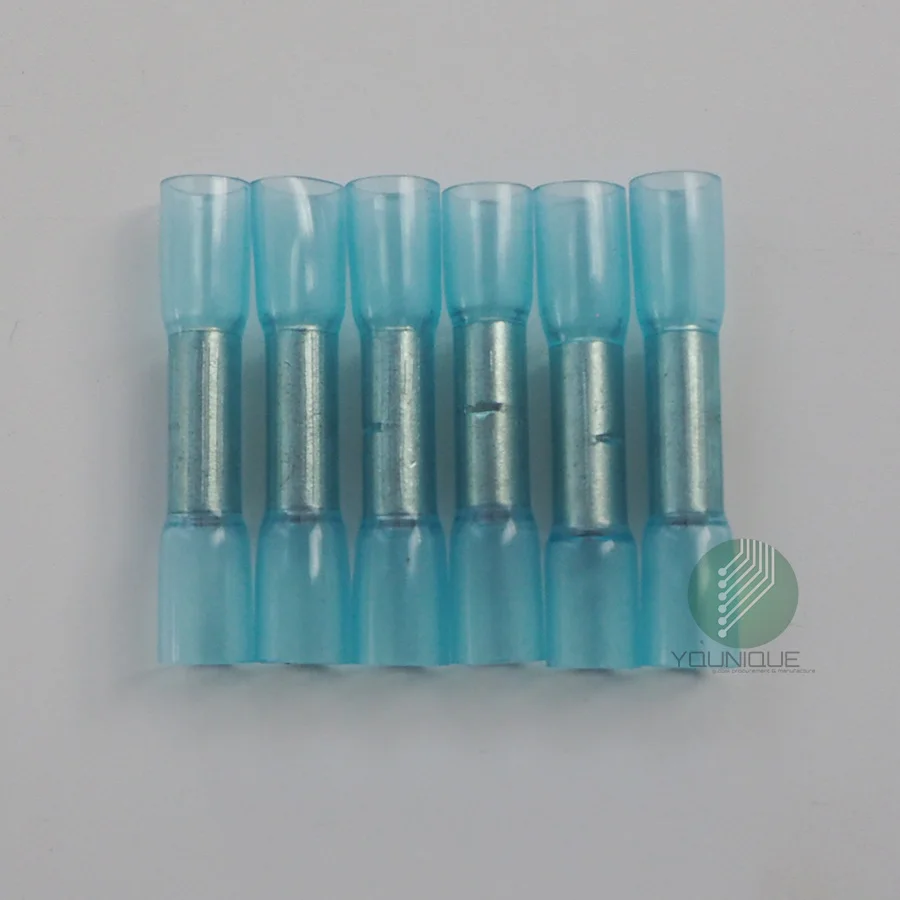 Синий дуральное уплотнение 3 м термоусадочные стыковые разъемы провод 14-16 AWG