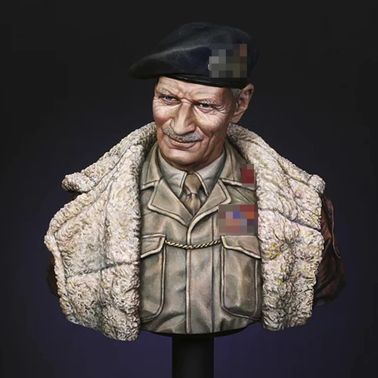 

1/10 Resin Bust Figure Model Officer Bernard X231