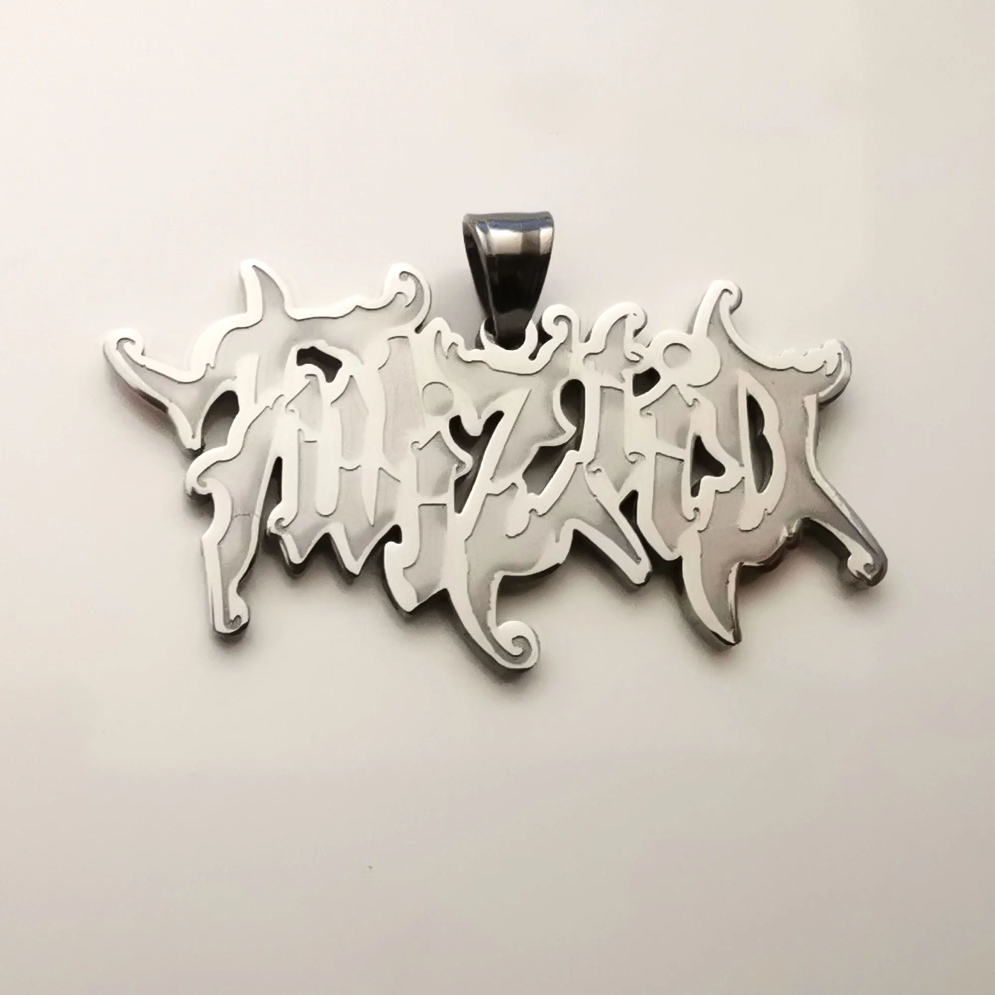 Мужские серебряные подвески Twiztid ICP из нержавеющей стали ожерелье с подвеской 4 мм