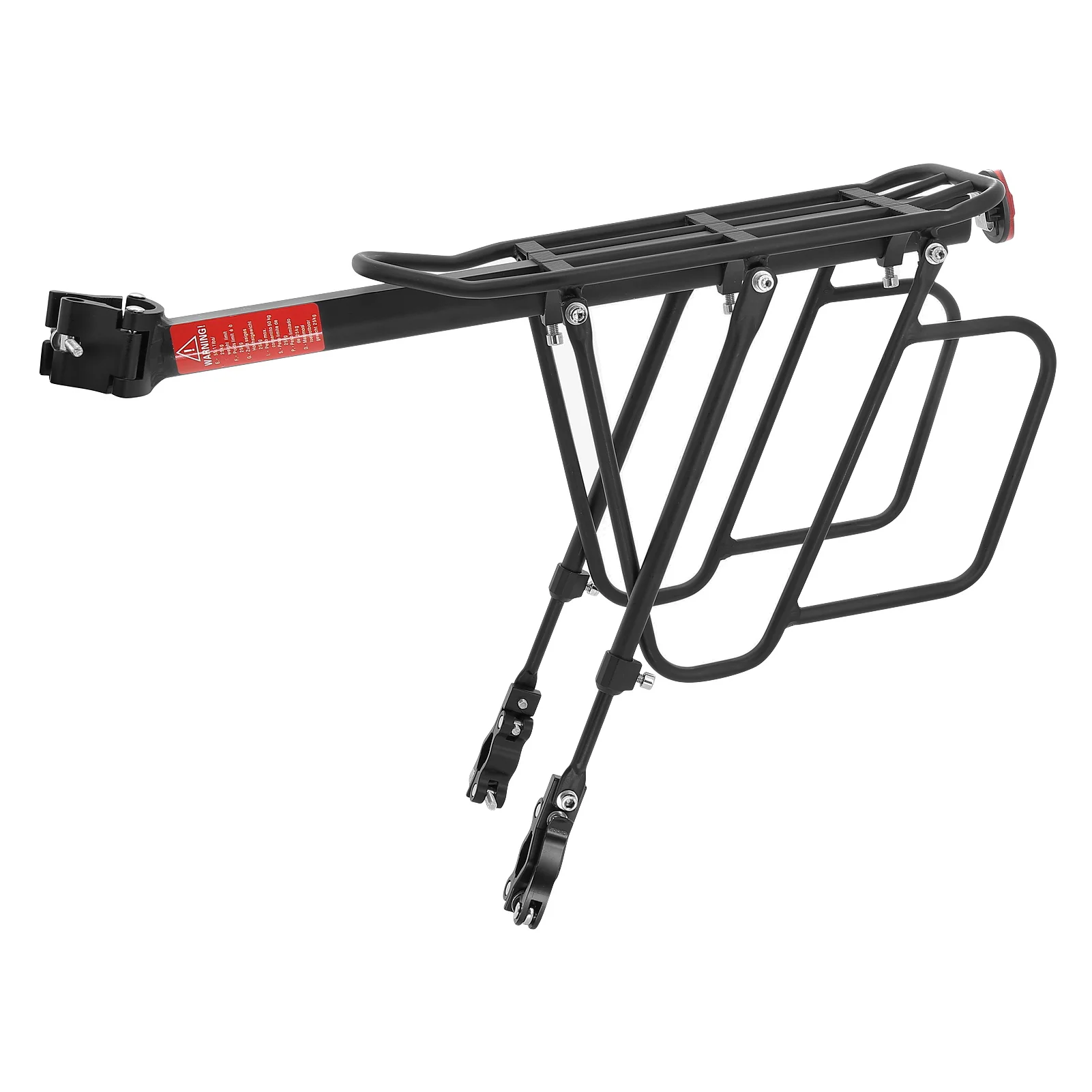 

Bicycle Luggage Carriers Cargo Seat Post Carrier Rear Rack Aluminum Alloy Frame Carrier Holder Mount Bicycle Pannier Rack
