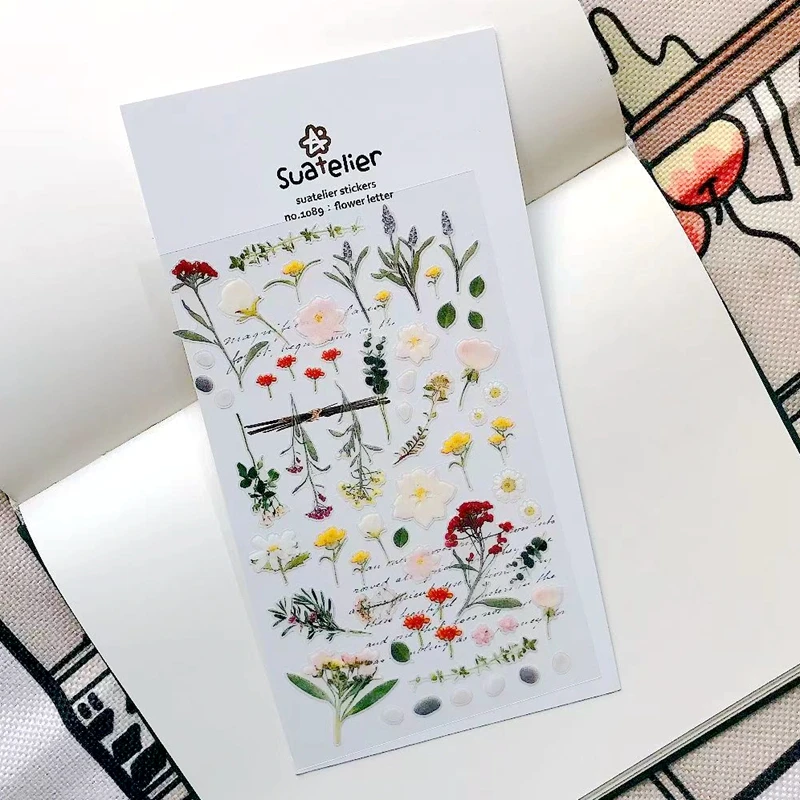 Suatelier цветок Стикеры Скрапбукинг Материал высечки Противоударная заданяя