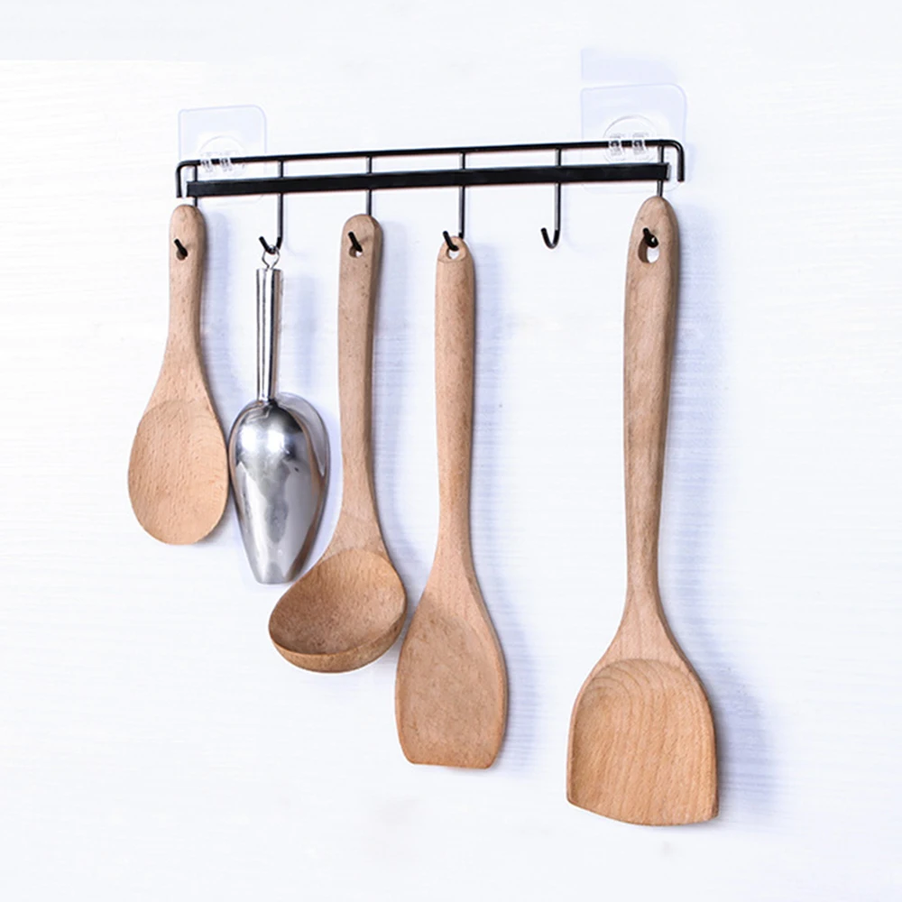 Кухонные гаджеты буфет с 6 крючками Домашний Органайзер стеллаж для хранения