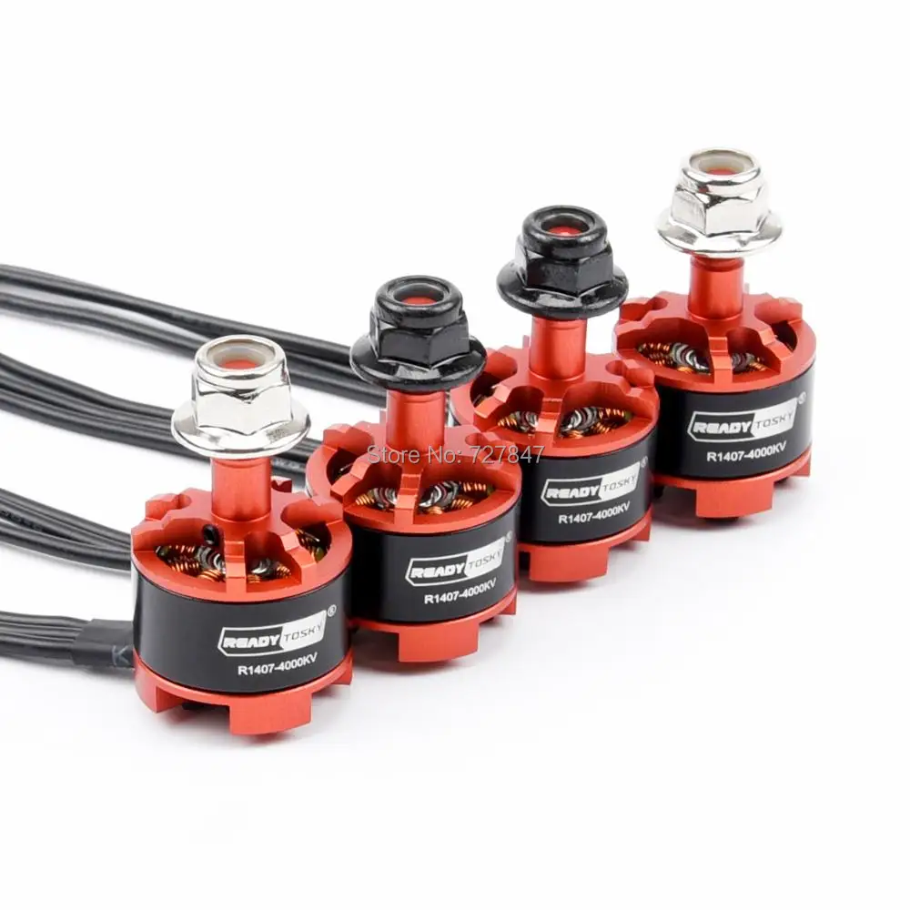 Новый 1407 4000KV 2-3S бесщеточный двигатель CW/CCW для радиоуправляемого дрона FPV Racing