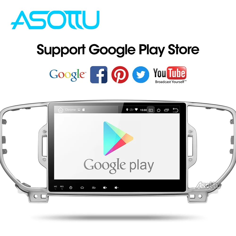 Автомобильный dvd плеер Asottu KI605 dsp IPS android 9 0 PX30 для kia sportage 4 QL 2016 2017 2018 gps навигация 1 din