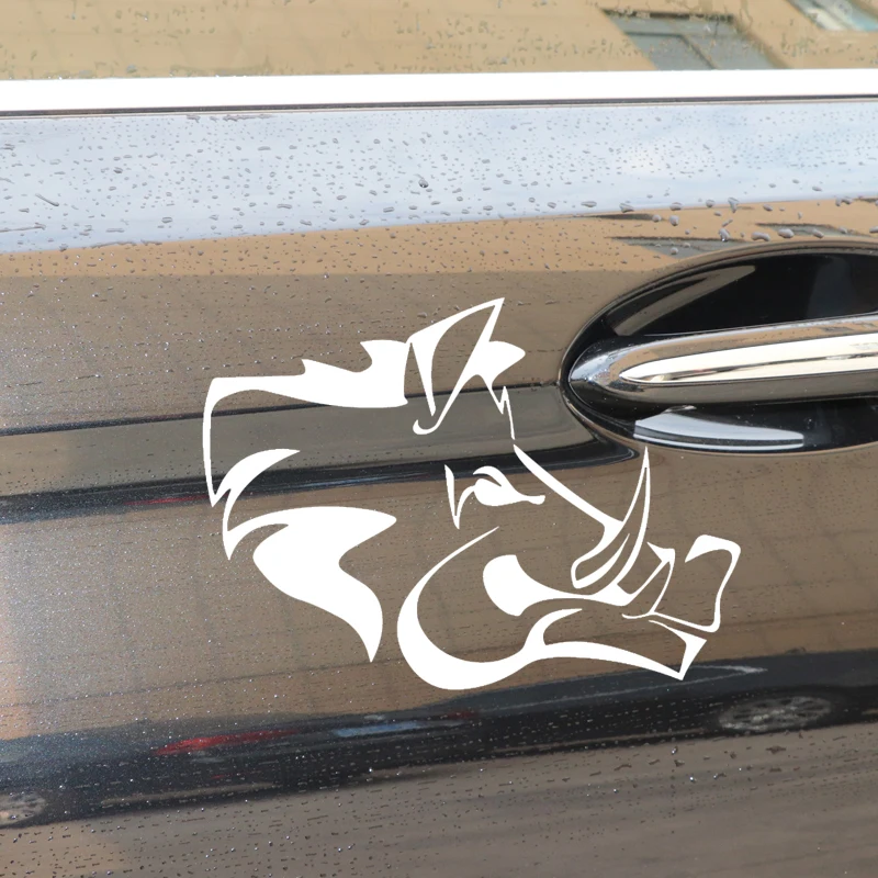 

15cmx11cm Funny boar head Vinyl Car stickers Decals Motorcycle Accessories Car-Window Decorative Goods PVC