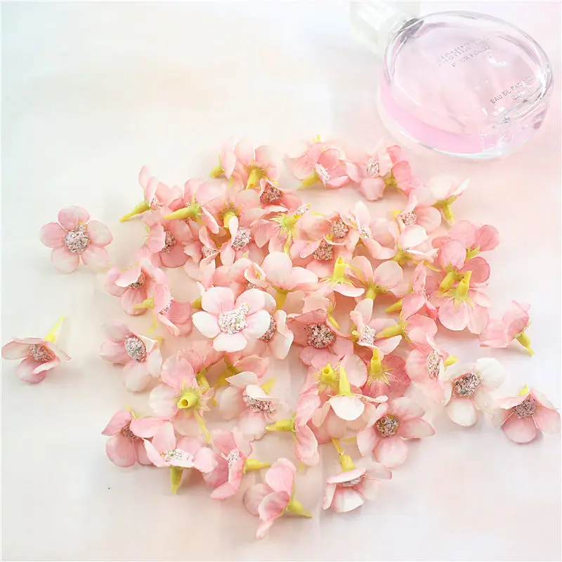 white watermelon red 2 см многоцветная Маргарита Флорес cabezas мини seda flores artificiales para guirnalda Скрапбукинг hogar boda украшение - Цвет: white watermelon red