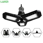 Светодиодный ная лампа для гаража, деформируемый светильник для мастерской холодноготеплого светодиодный ОГО света с регулируемым углом, 40 Вт, 60 Вт, 80 Вт, 110 В, 220 В