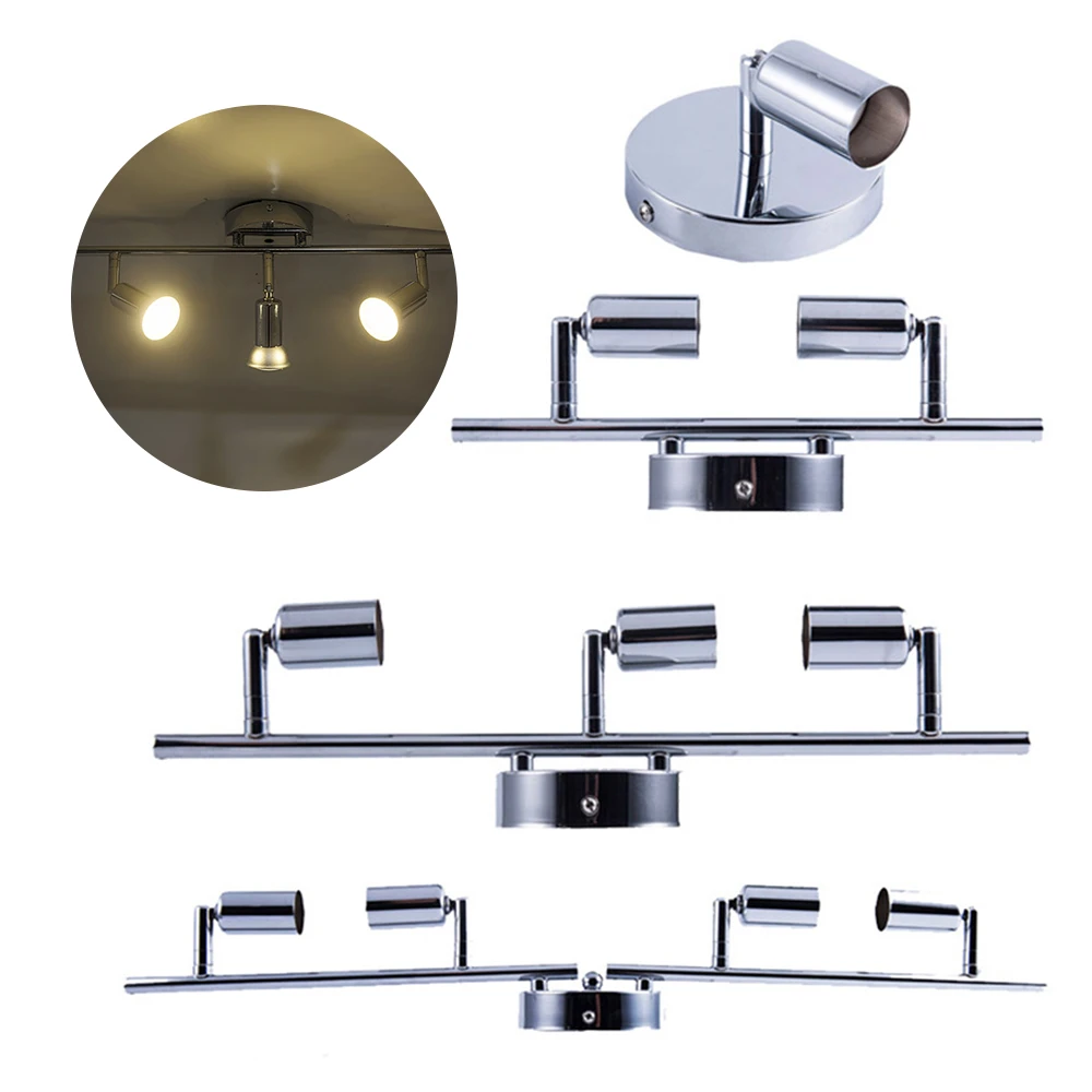 Rotatable Gu10 LED Ceiling Track Light Angle Adjustable Showcase Lamp Cabinet Lighting 1 Head/2 Heads/3 Heads/4 Heads | Освещение