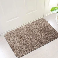 entrance doormat indoor super absorbent anti slip door mat rectangle solid color carpet resist dirt rug for small front door