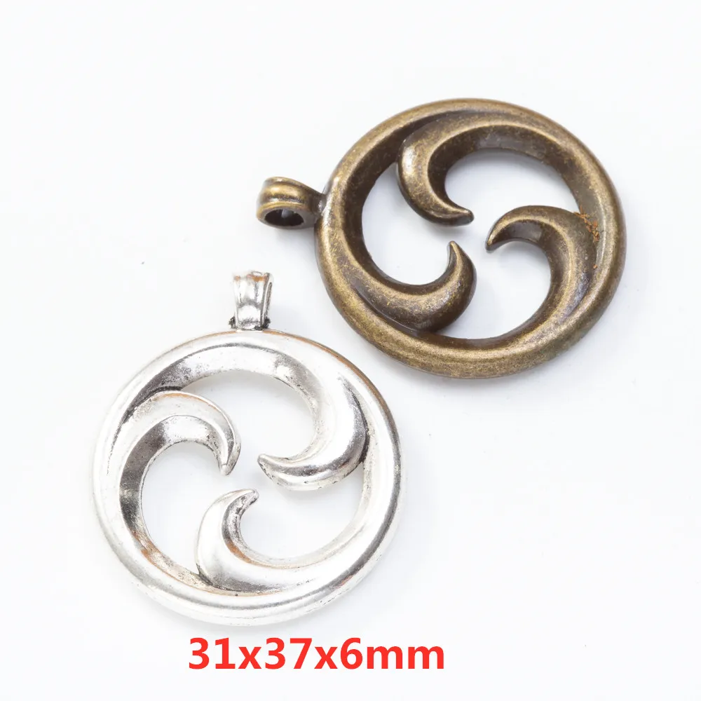 15 retro hot wheels zinc alloy pendants DIY European style jewelry making 8363