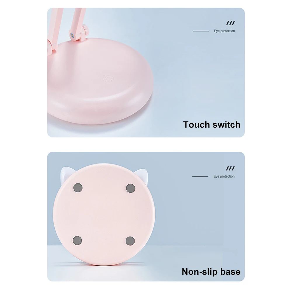 

Creative Cat Animal Led Table Lamp Charging Plug-in Dual-Use Folding Table Lamp Adjustable Learning Table Lamp