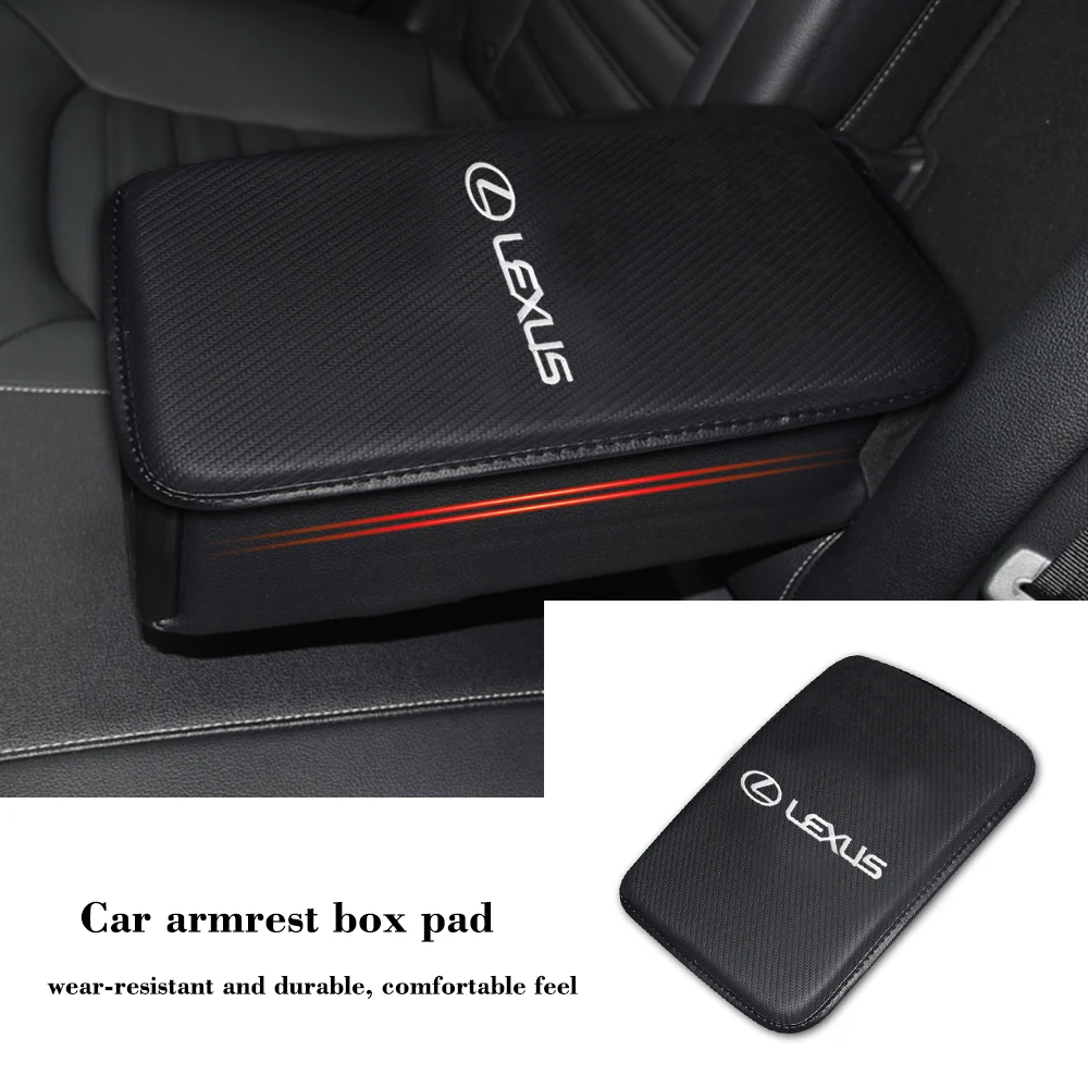 

1pcs Car Armrest Pad Cover Auto Center Console Arm Box Mat Cushion For Lexus CT200h F Sport ES LS IS GS LC RC GC RX UX NX LX GX